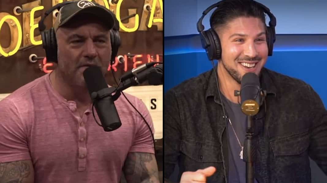 Joe Rogan and Brandan Schaub side-by-side