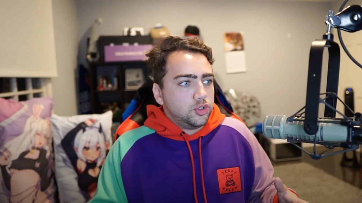 Twitch star Mizkif during YouTube update video