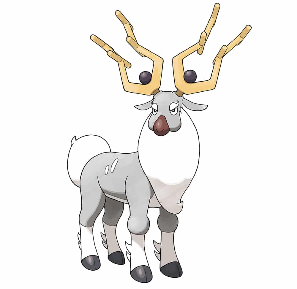 Pokemon Legends Arceus Noble Wyrdeer Dex image