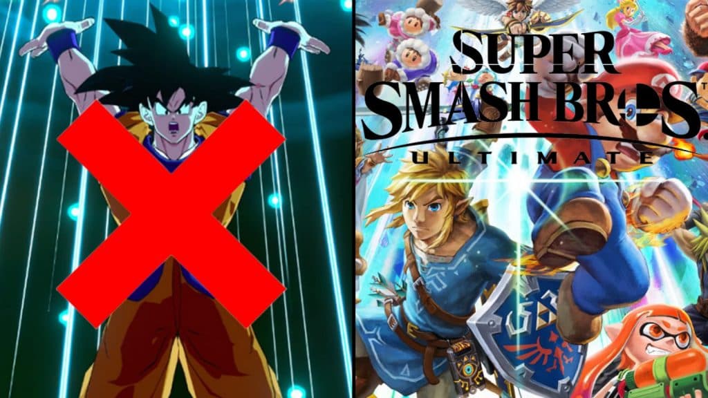 Goku in Smash Bros