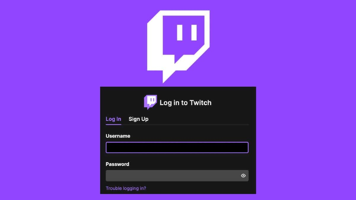 twitch login password page