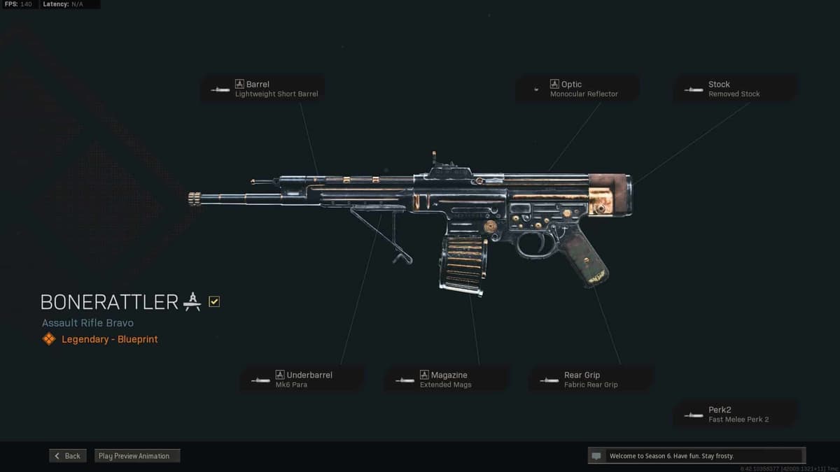 bonerattler vanguard warzone blueprint stg 44