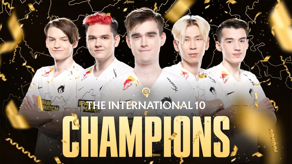 Team Spirit Dota 2 TI 10 champions