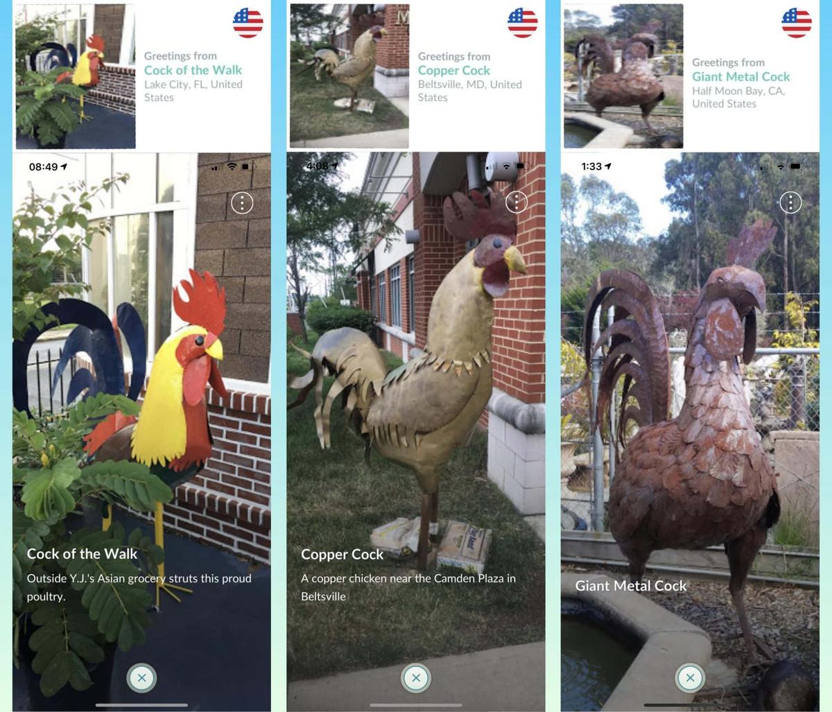 metal cock pokestops