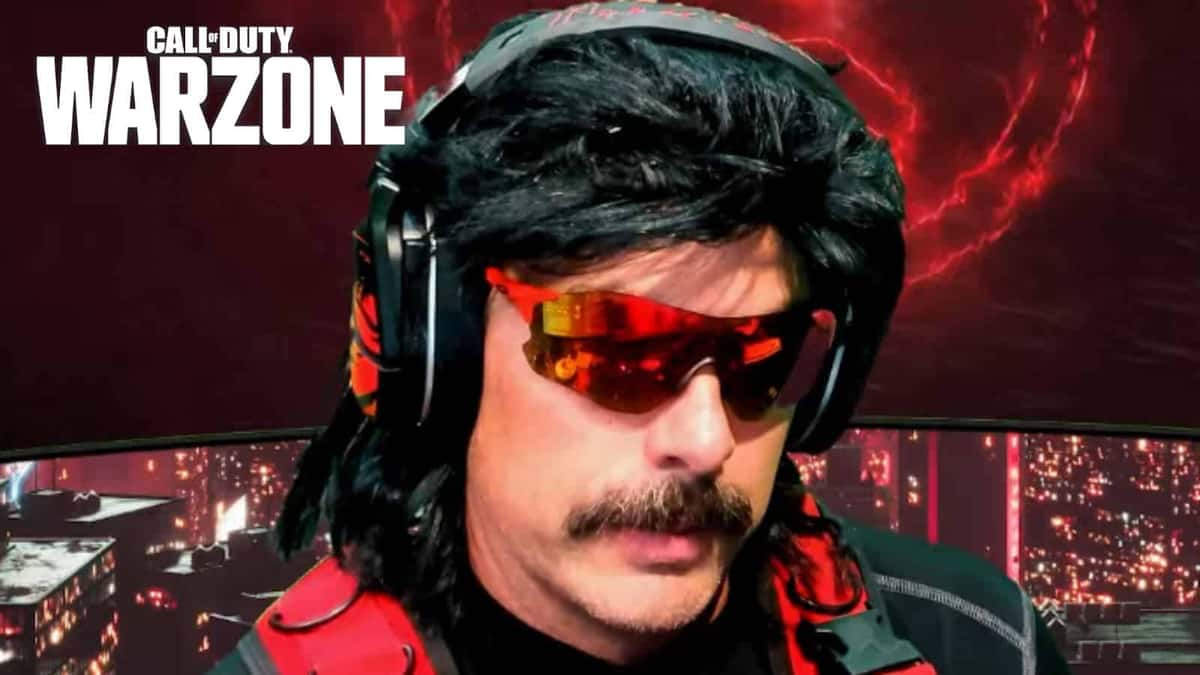 Dr Disrespect upset at Warzone aim assist