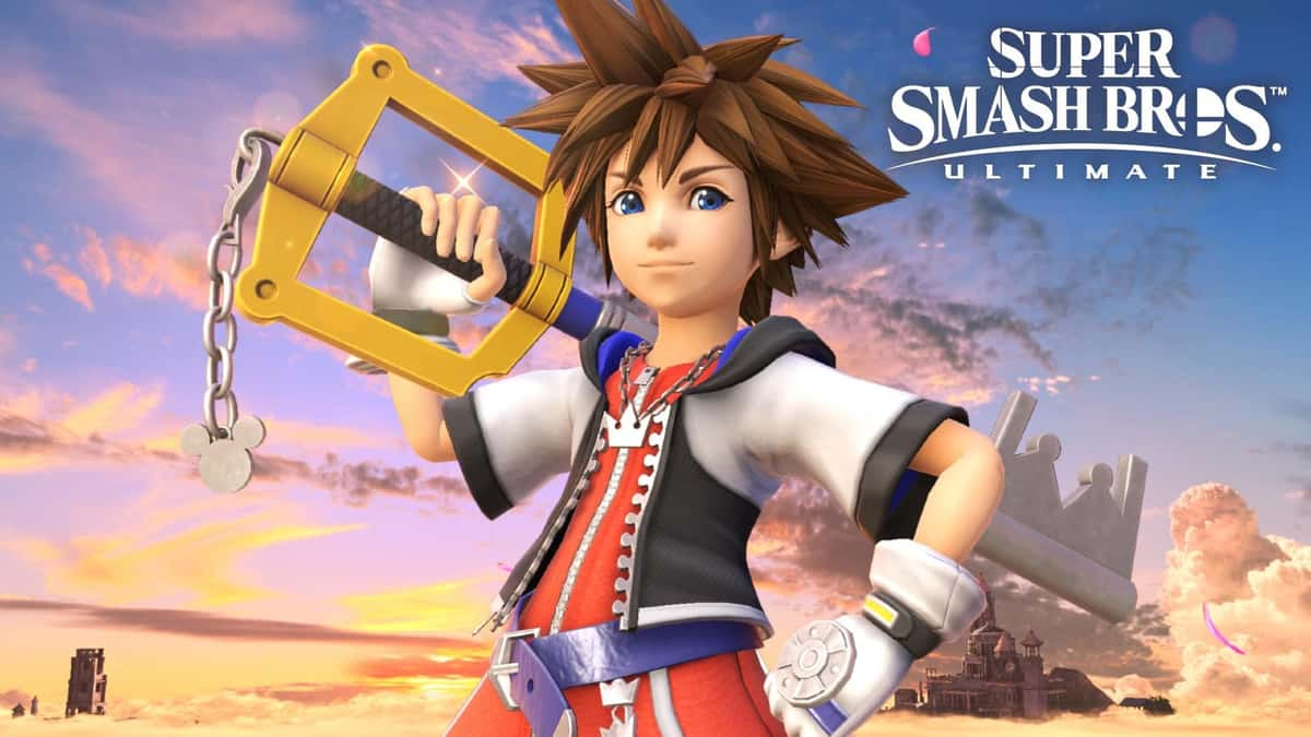 Sora in Smash Ultimate victory screen