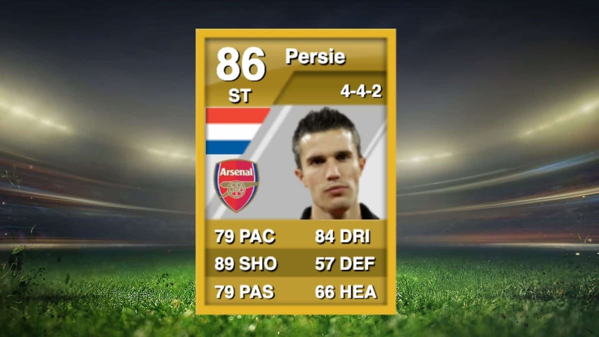 van persie card 