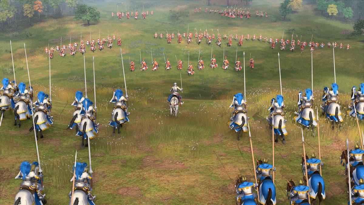 Age of Empires IV screenshot showing a battle