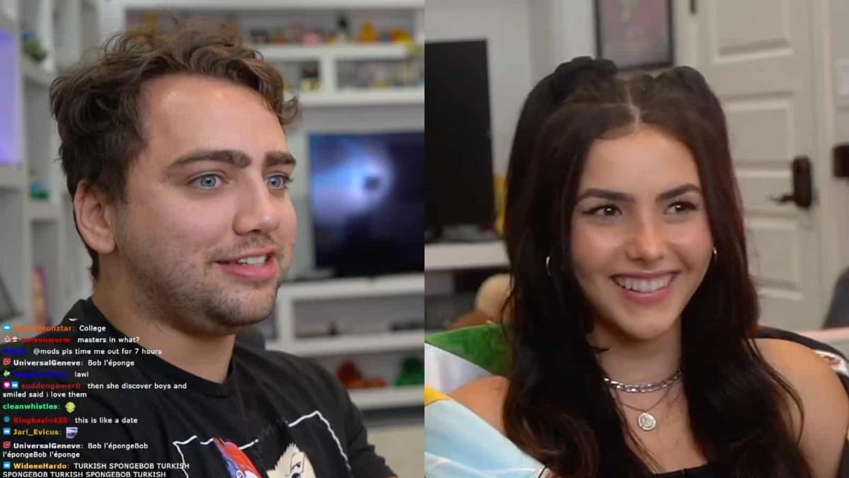 Mizkif and Andrea Botez