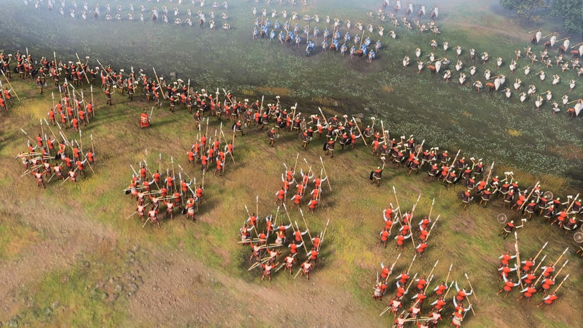 The Battle of Hastings in Age of Empires 4.