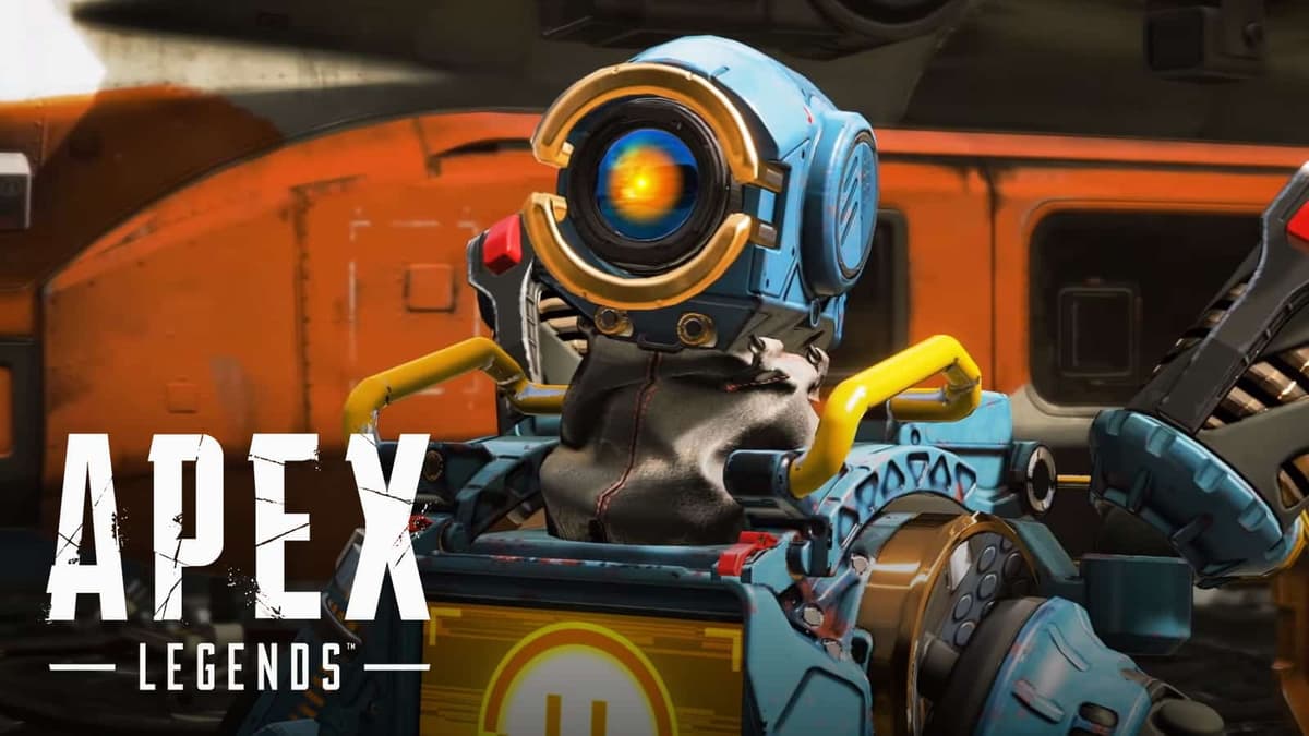 Pathfinder smiles into Apex Legends camera