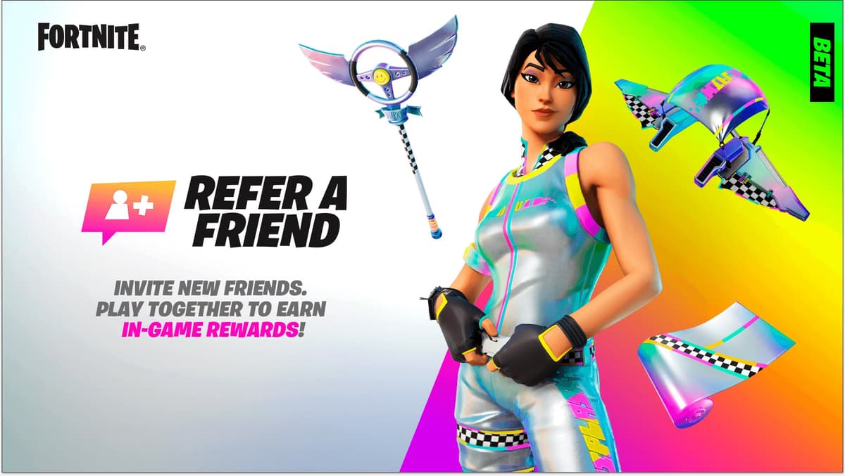 Rainbow Racer Fortnite loading screen