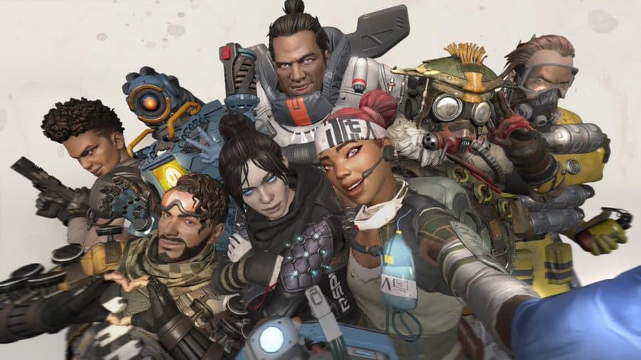 Apex Legends characters posing