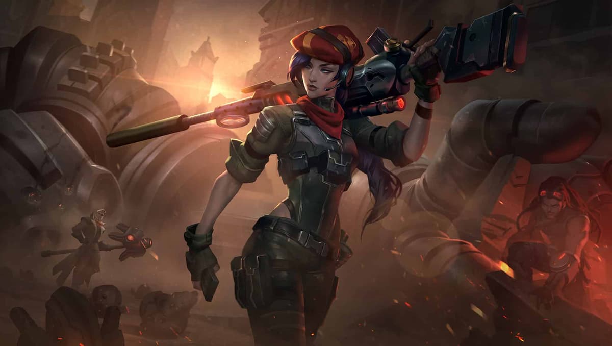 Resistance Caitlyn League of Legends skin