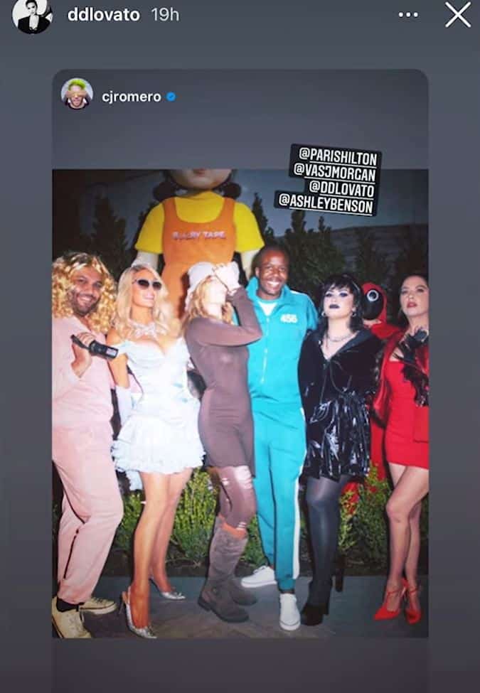 Demi Lovato Halloween party