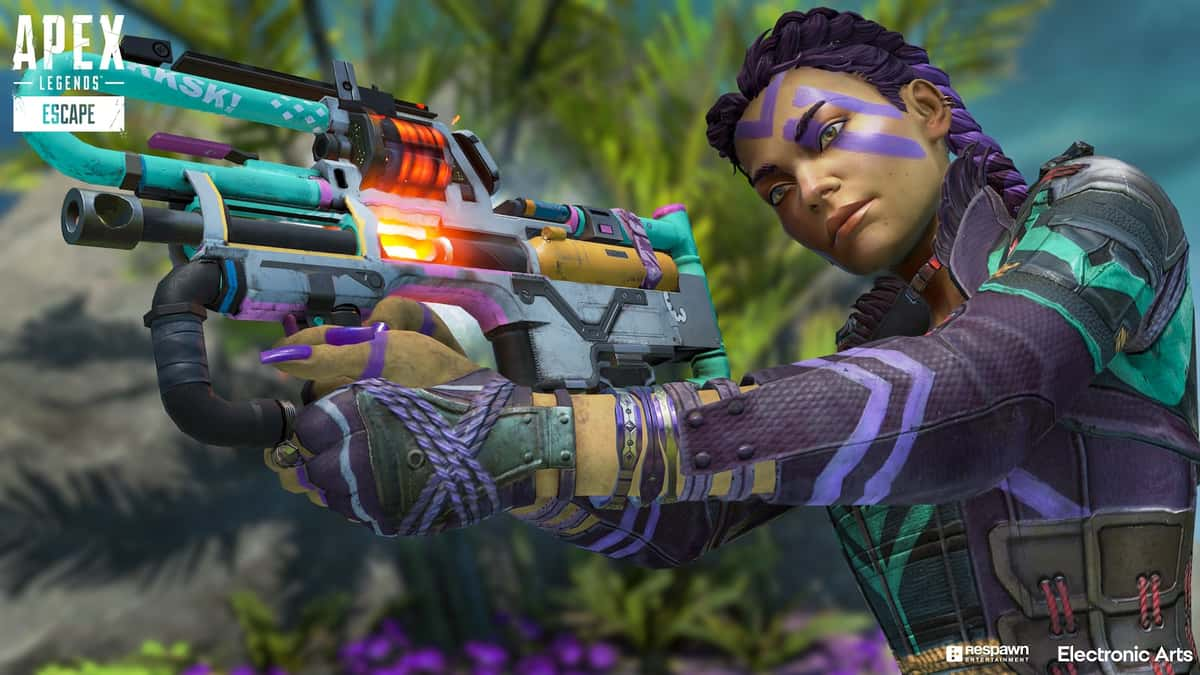 Apex Legends loba using prowler 110 skin