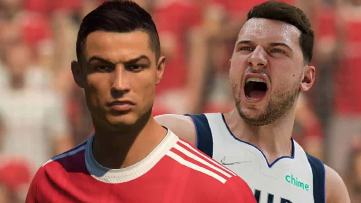 ronaldo and nba 2k22 player