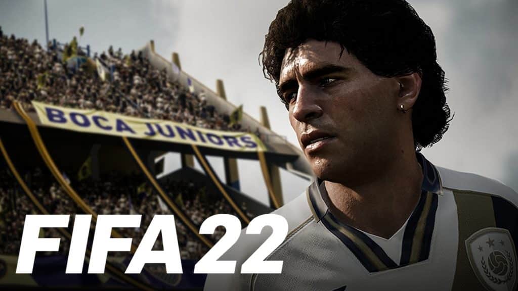 Diego Maradona as ICON in FIFA Ultimate Team.