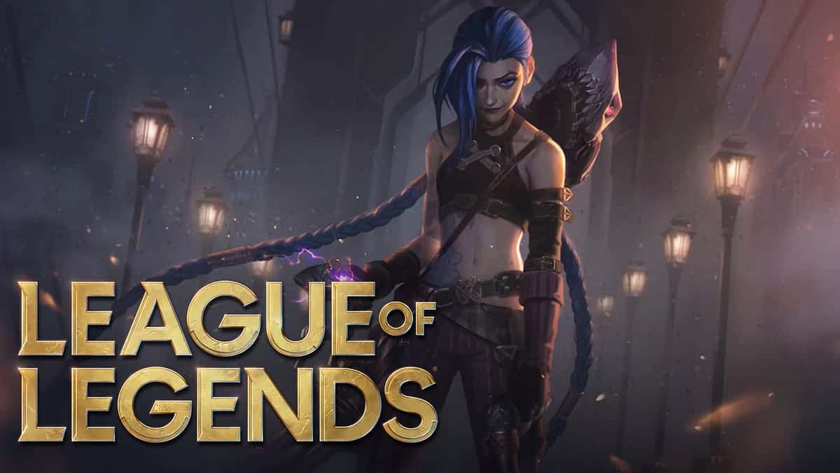 Jinx Arcane skin in League of Legends.