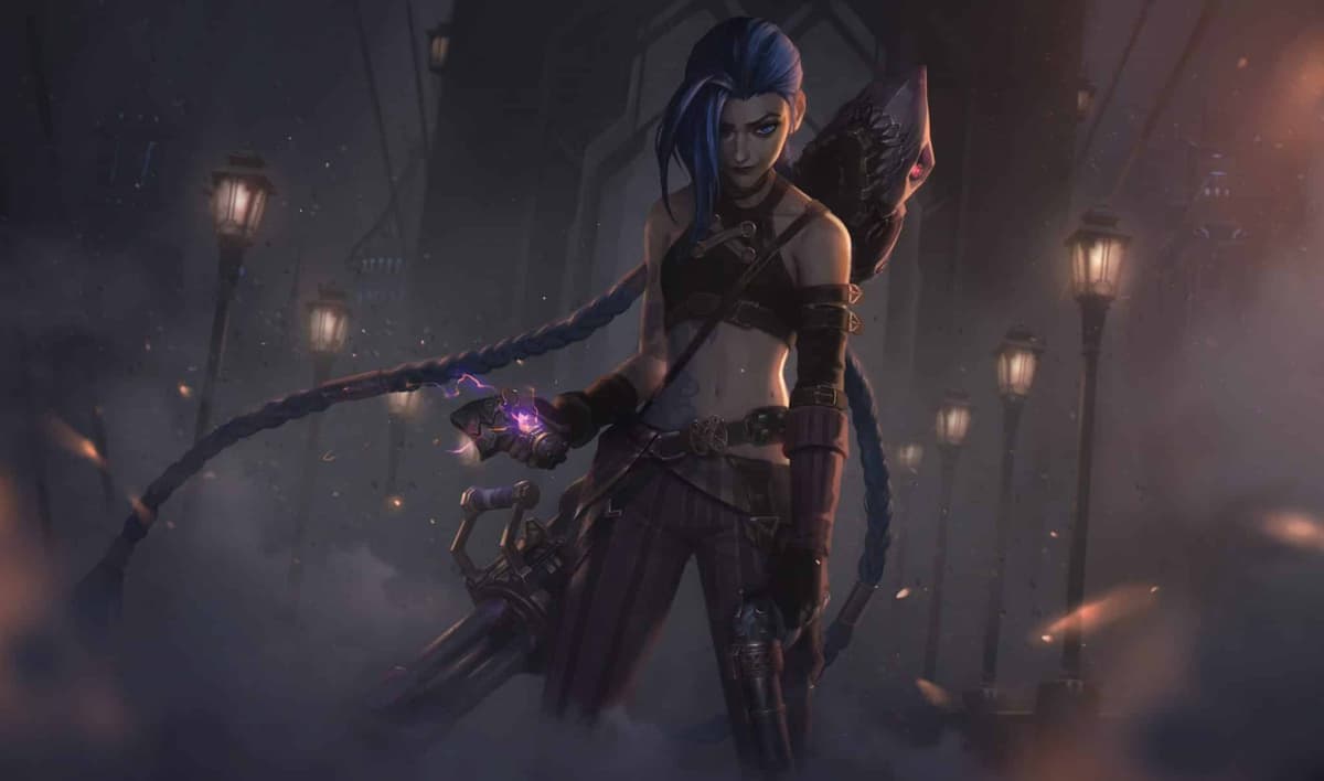 league of legends arcane jinx skin