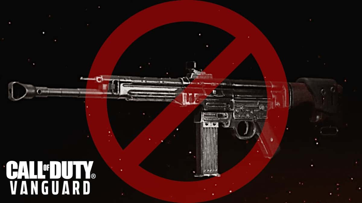 call of duty vanguard stg 44 loadout ban