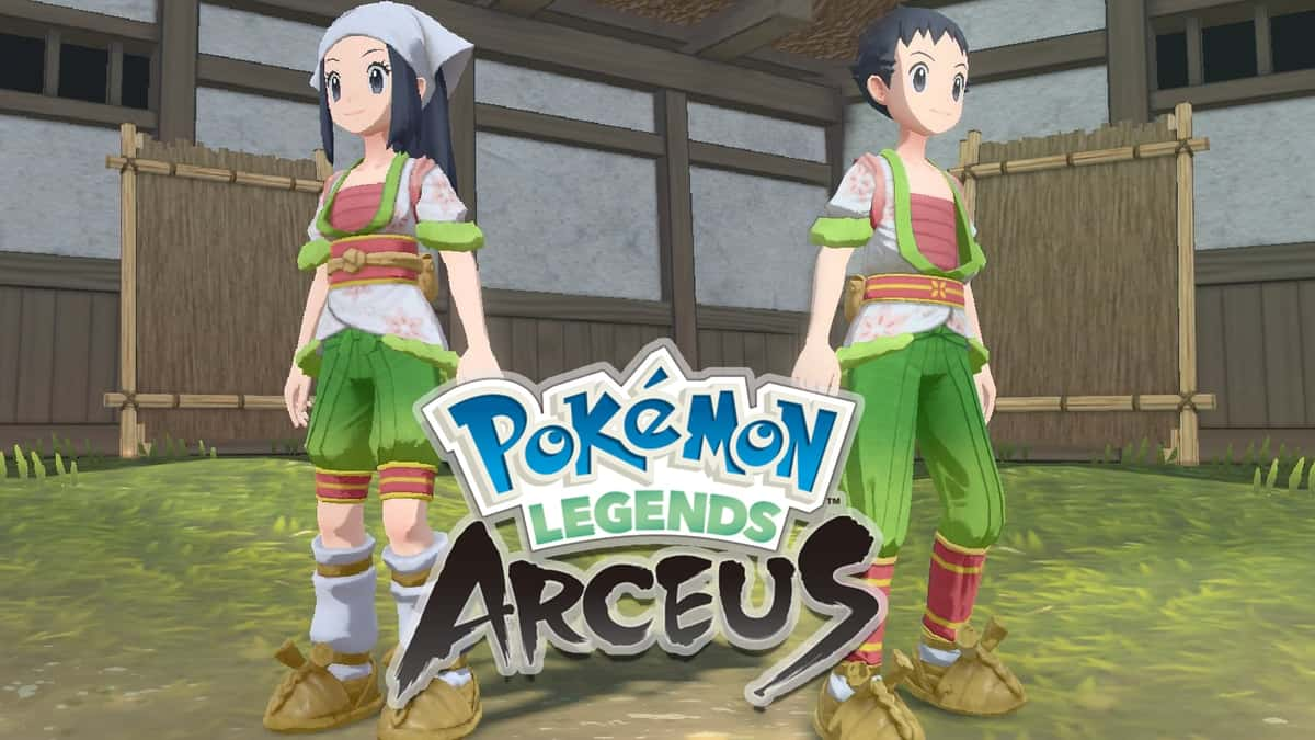 shaymin kimono set in pokemon legends arceus