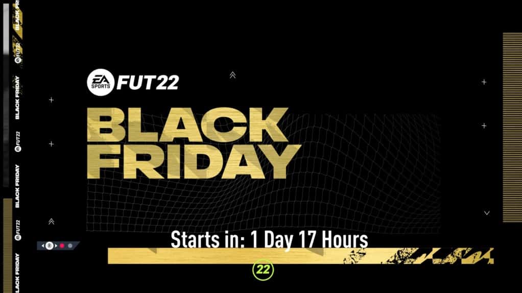 Black Friday FUT loading screen.