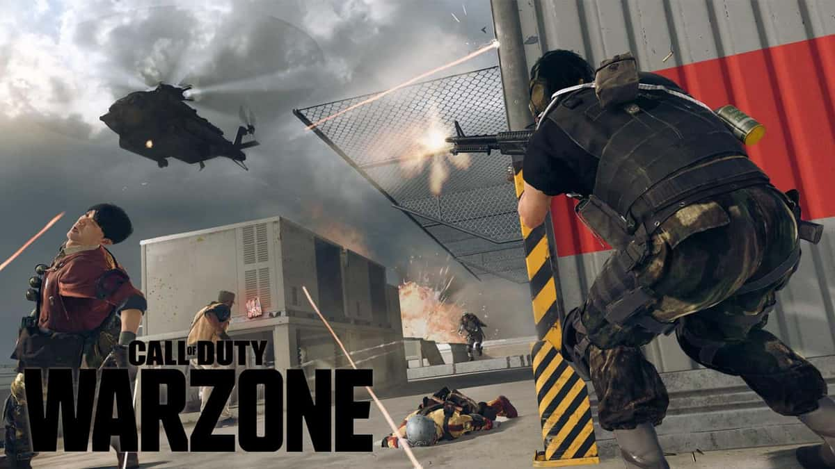 Warzone cheaters shoot helicopter