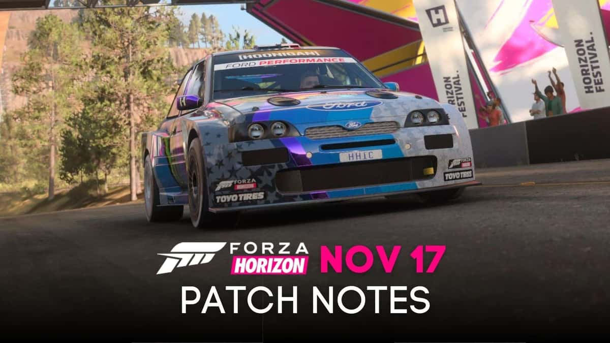 forza horizon 5 patch notes