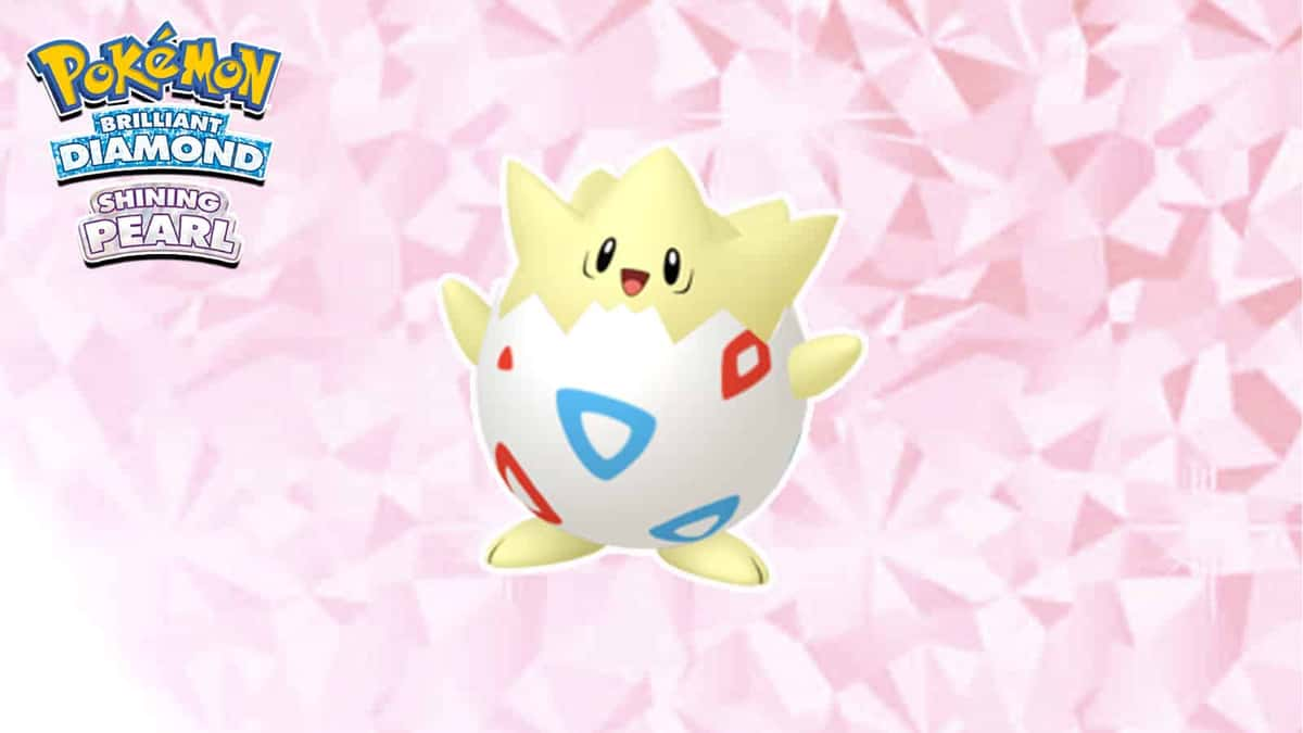 togepi in pokemon brilliant diamond shining pearl