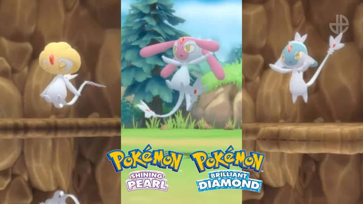 mesprit uxie azelf pokemon diamond pearl