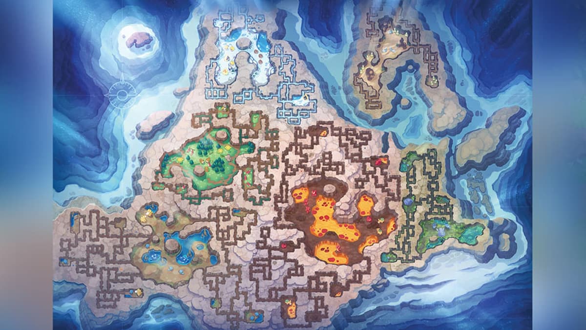 Pokemon Brilliant Diamond & Shining Pearl Grand Underground official map