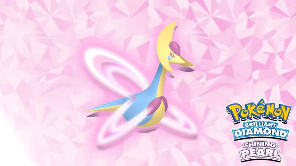 cresselia in pokemon brilliant diamond shining pearl