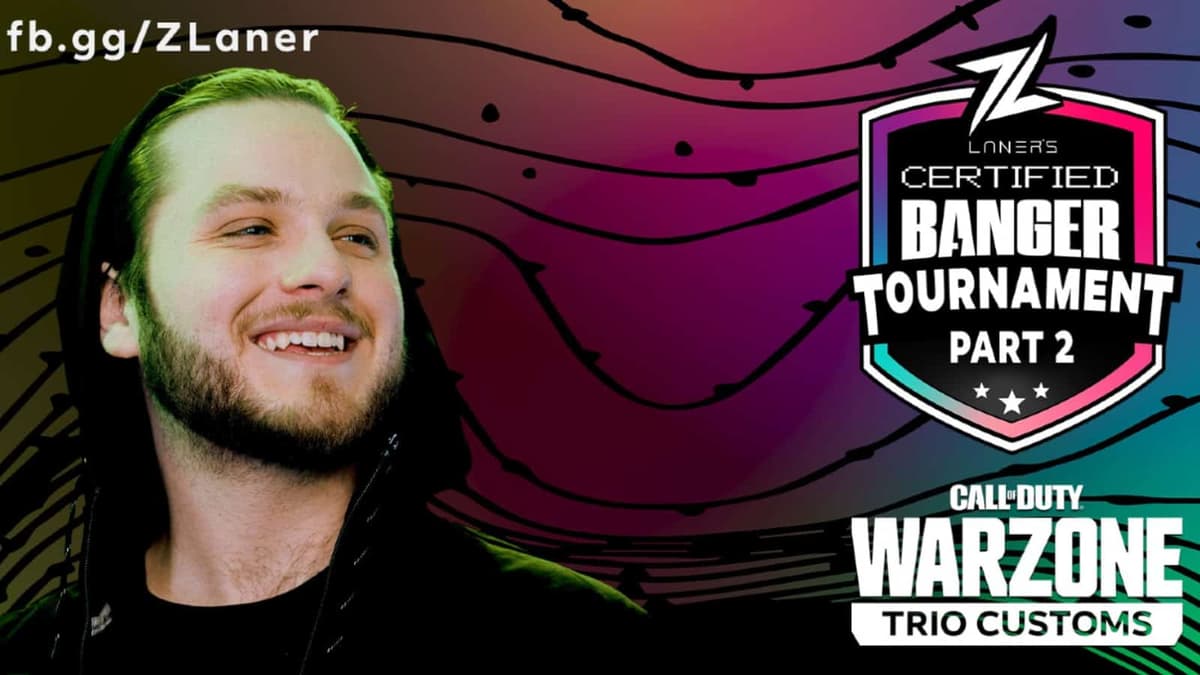 How to watch ZLaner's Certified Banger 100k Warzone tournament stream, format, teams