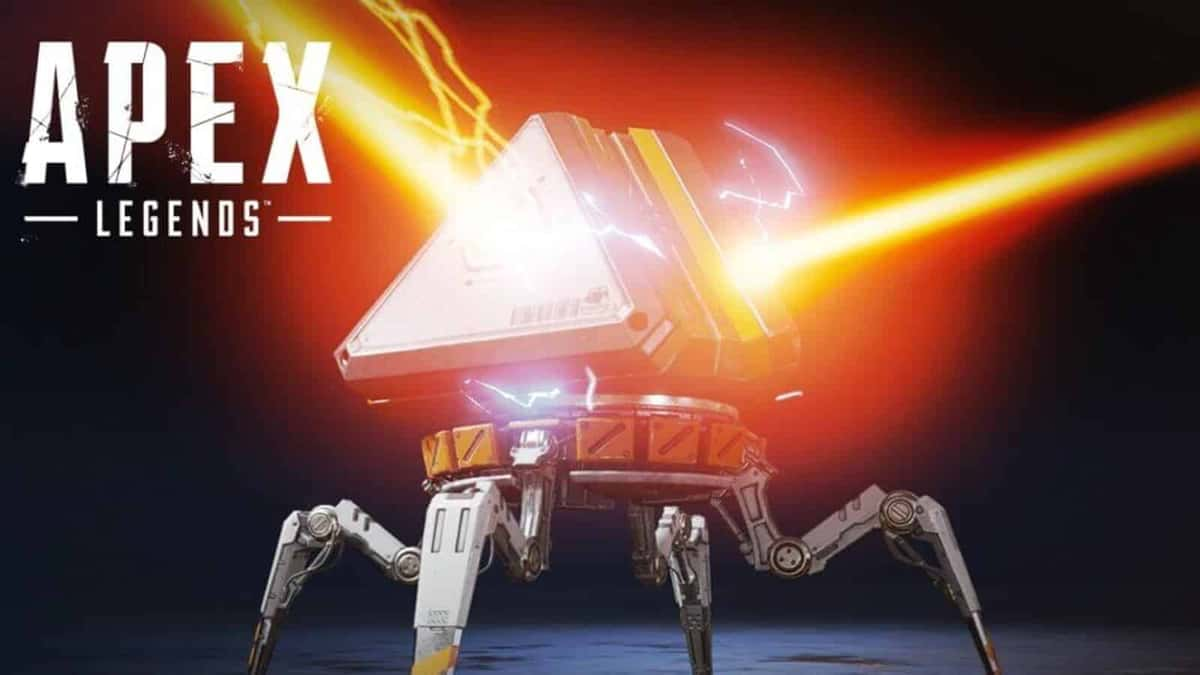 Heirloom pack opening screen in Apex Legends - complete with red lights and all.