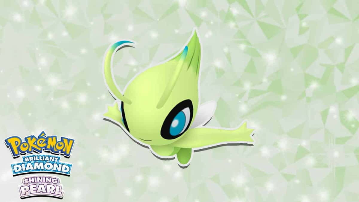 celebi in pokemon brilliant diamond shining pearl