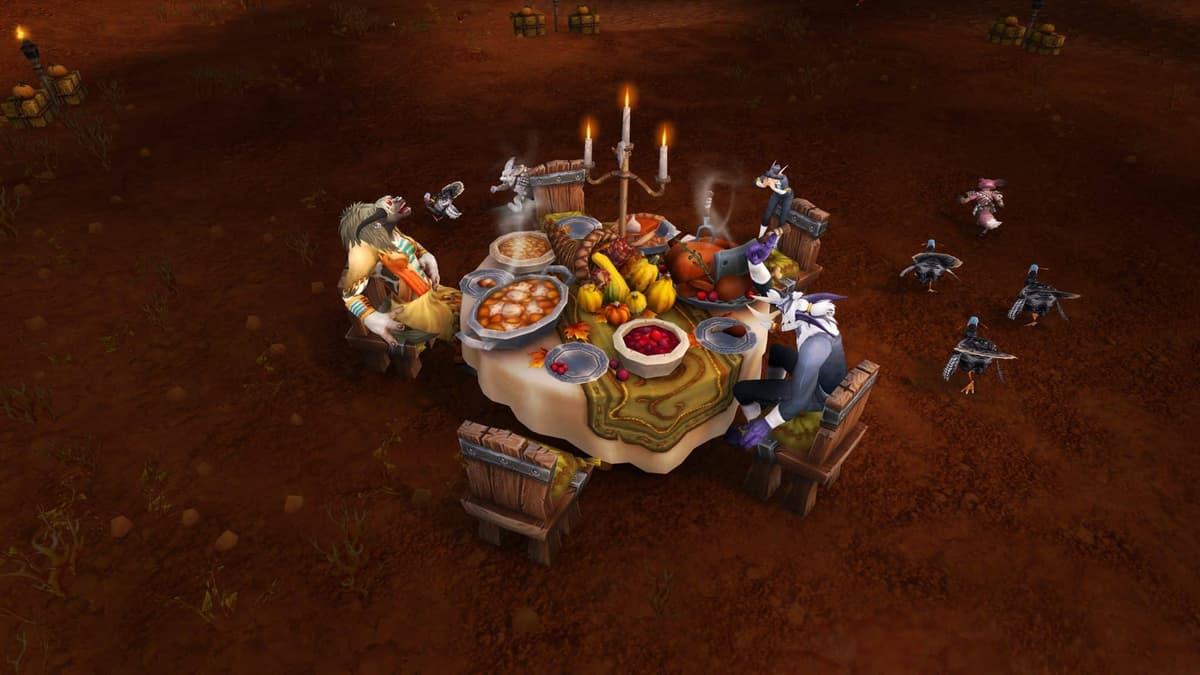 world of warcraft pligrim's bounty thanksgiving event