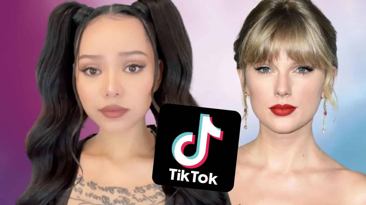 bella poarch tiktok with taylor swift