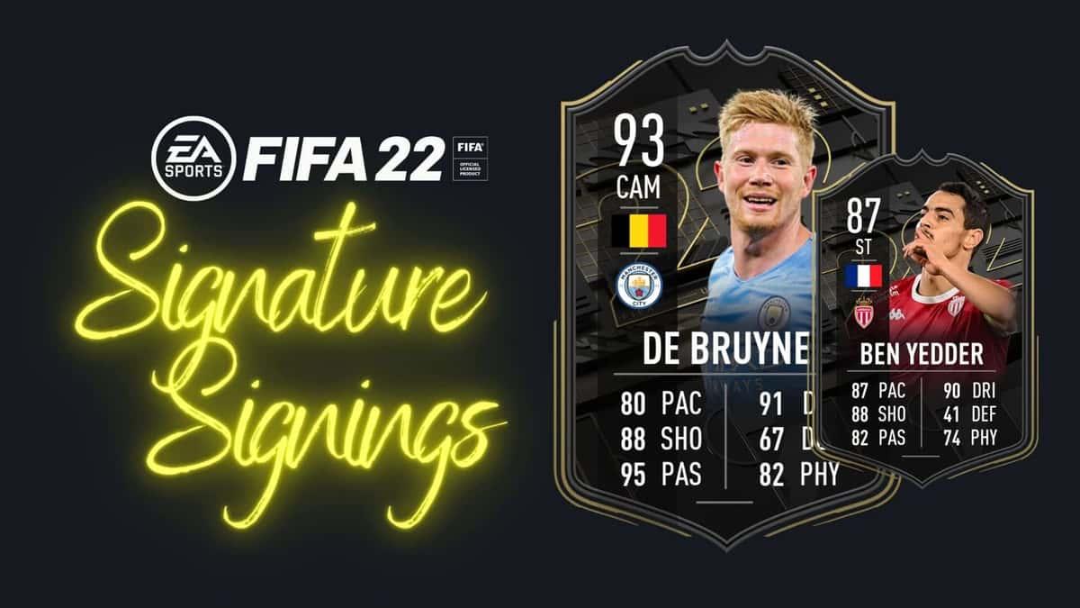 fifa 22 signature signings cards for black friday