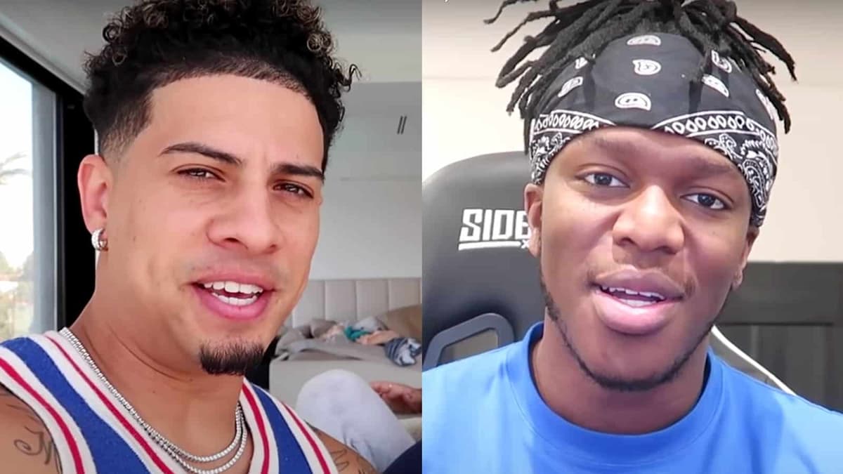 Austin McBroom next to KSI