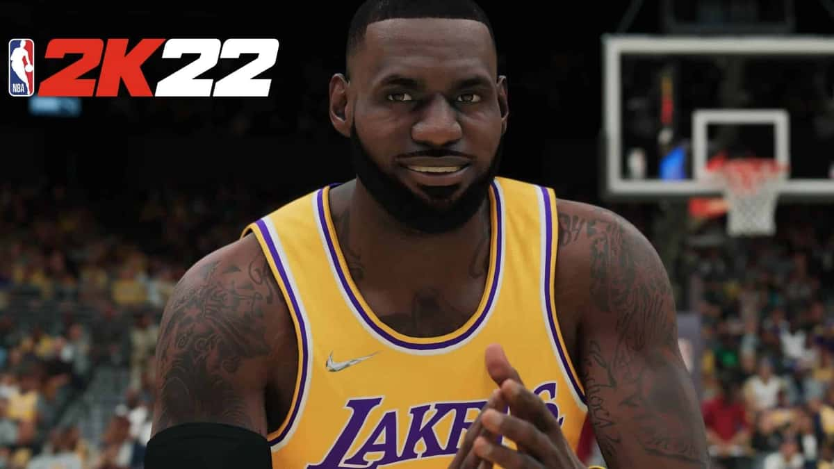 LeBron James in NBA 2k22