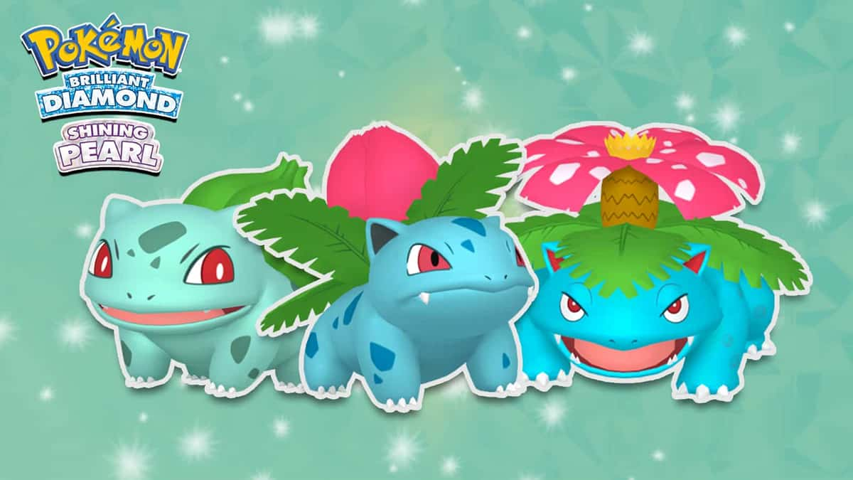 bulbasaur ivysaur venusaur pokemon bdsp