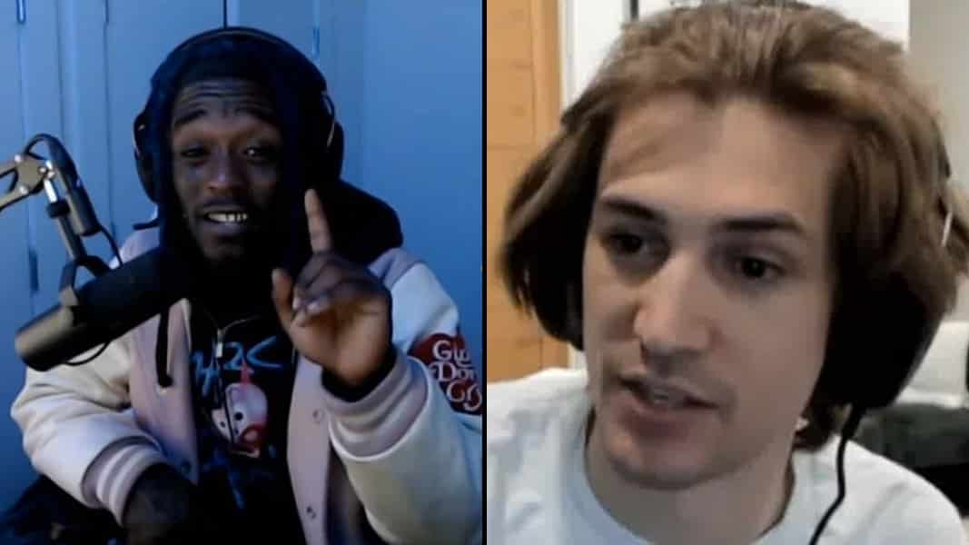 lil uzi vert talking to xQc on Twitch