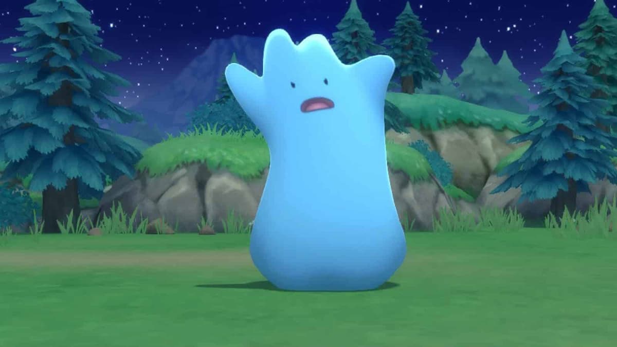 Pokemon Brilliant Diamond & Shining Pearl Shiny Ditto encounter screenshot