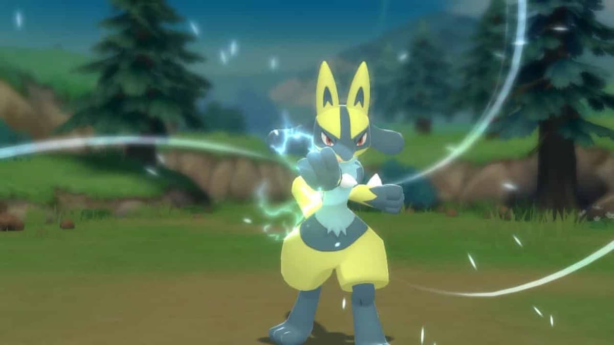 Shiny Lucario screenshot.