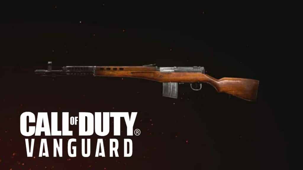 SVT-40 Vanguard weapon preview screen