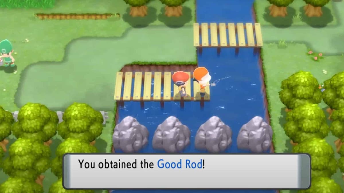 Pokemon Brilliant Diamond & Shining Pearl Good Rod location.