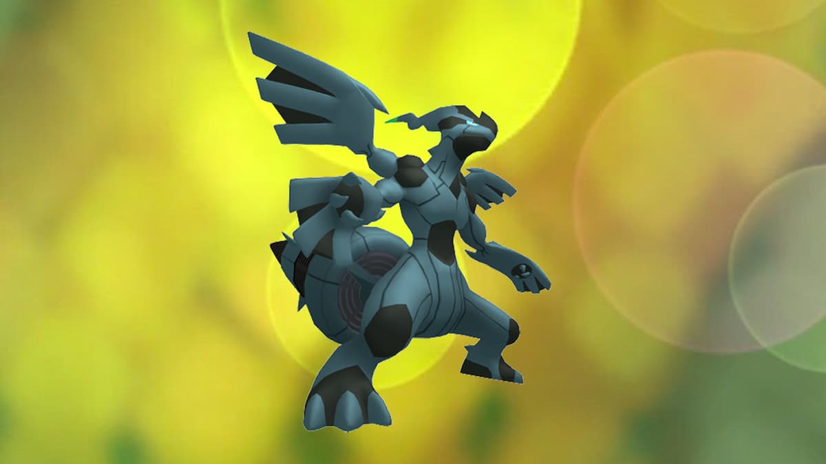 Shiny Zekrom appearing in Pokemon Go