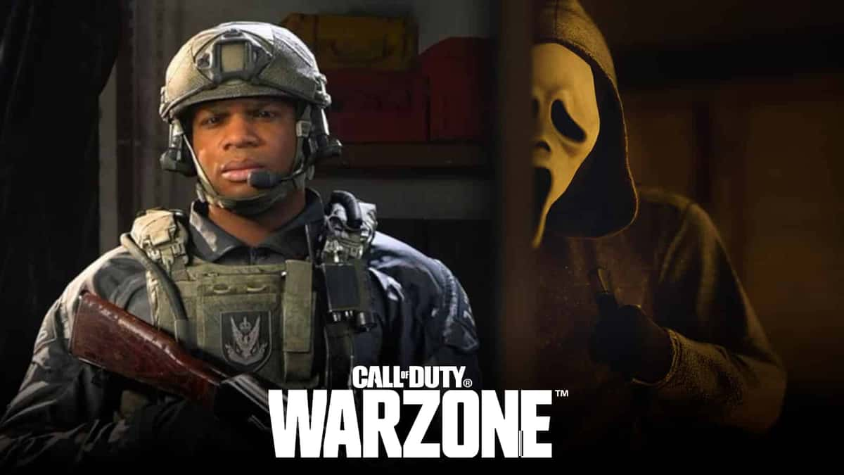 call of duty warzone default skin scream hiding