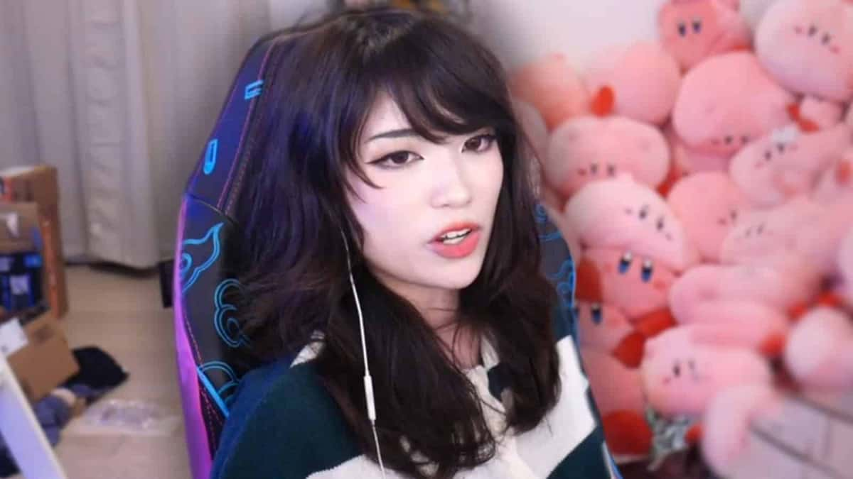 Emiru on her Twitch stream.